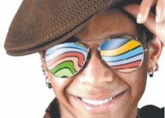 Kalimba With Rainbow Colored Shades