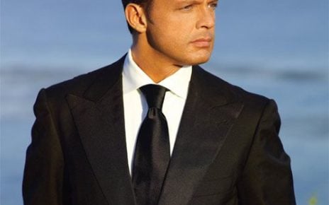 Luis Miguel Posing With Suit