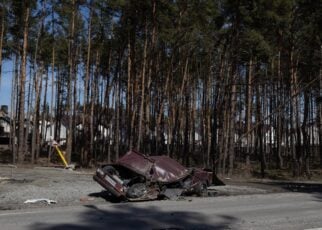 Photo by David Peinado: https://www.pexels.com/photo/a-car-wreck-on-a-street-11756029/